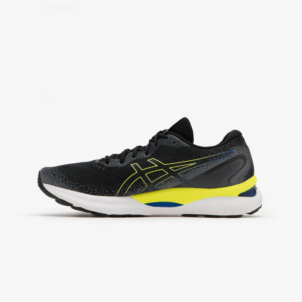 MEN'S ASICS GEL-ZIRUSS 7 RUNNING SHOES - BLACK YELLOW